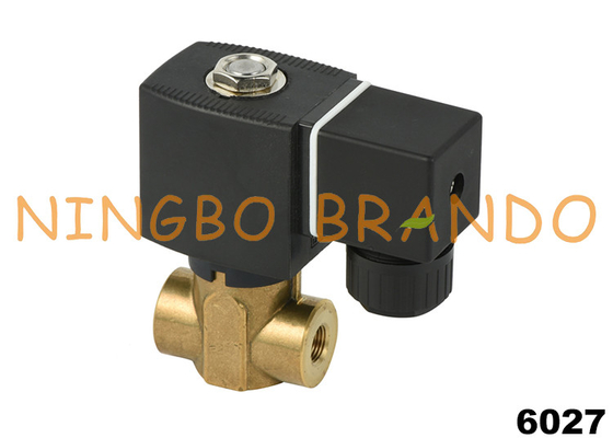 1/4'' 2/2 Way Brass Plunger Solenoid Valve 6027 A Direct Acting