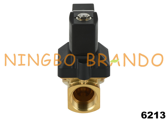 6213 A Servo-assisted 2 Way NC Brass Solenoid Valve 1/2'' 24V DC