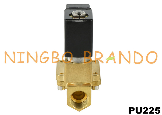 PU225S-04 1/2'' Brass Solenoid Valve For Steam 24V DC 110V 220V AC