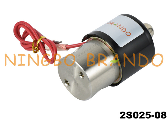 2S025-08 1/4'' 2 Way NC Stainless Steel 304 Solenoid Valve 24V 220V