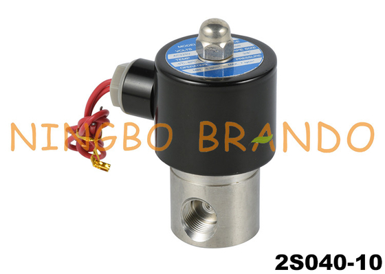 2S040-10 3/8'' 2/2 Way NC Stainless Steel Solenoid Valve 220VAC