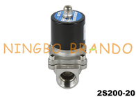 2S200-20 3/4'' Stainless Steel Solenoid Valve For Water Air Oil