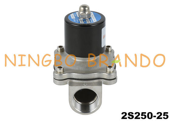 2S250-25 1&quot; Stainless Steel Diaphragm Solenoid Valve AC220V DC24V