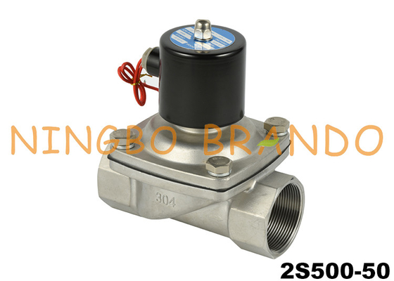 2S500-50 2'' Flow Control Stainless Steel Solenoid Valve 24V 220V