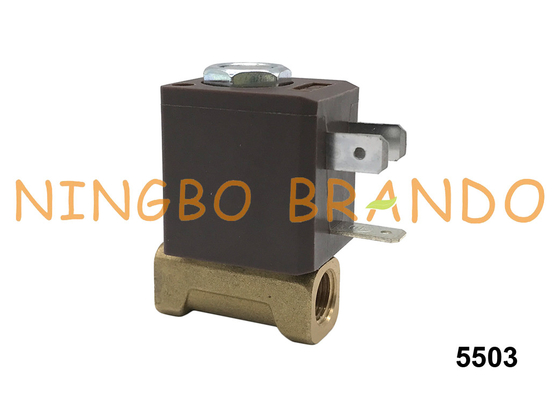 5503 CEME Type 1/8'' NPT Brass Solenoid Valve 2/2 Way Normally Closed 24V 220V