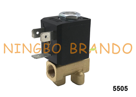 5505 CEME Type 1/4'' NPT Brass Solenoid Valve 2 Way Normally Closed 24V 220V