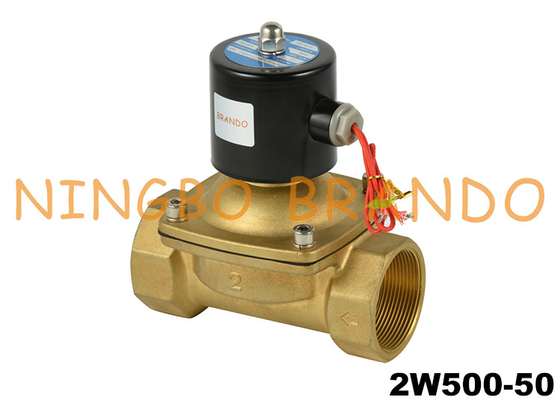 2&quot; 2W500-50 NBR Diaphragm Brass Electric Solenoid Valve AC110V DC24V