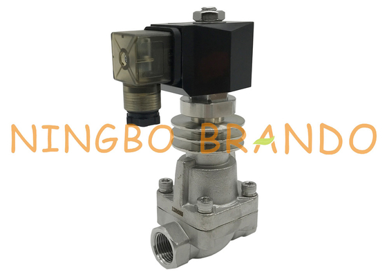 Ultra High Temperature Stainless Steel Solenoid Valve 3/8'' 24V 110V 220V