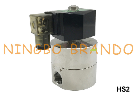 1/2'' 200 bar High Pressure Stainless Steel Solenoid Valve 220VAC 110VAC 24VDC