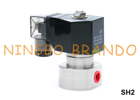 1/4'' 3/8'' 100 Bar High Pressure Stainless Steel Solenoid Valve 220VAC 110VAC