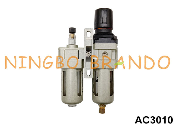 AC3010-02 1/4'' FRL Air Filter Regulator And Lubricator Combo