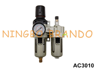 AC3010-02 1/4'' FRL Air Filter Regulator And Lubricator Combo