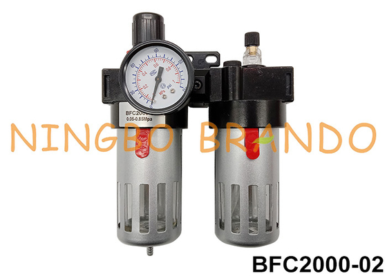 FRL Unit 1/4'' NPT BFC2000 Air Filter Regulator With Lubricator