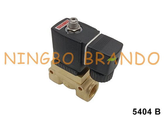 5404 B 12.0 40 bar Brass Solenoid Valve For Air Compressor 1/2''