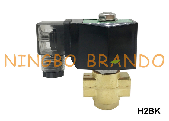 High Pressure 90 bar Normally Open Brass Solenoid Valve 1/8'' 1/4'' 24VDC 220VAC