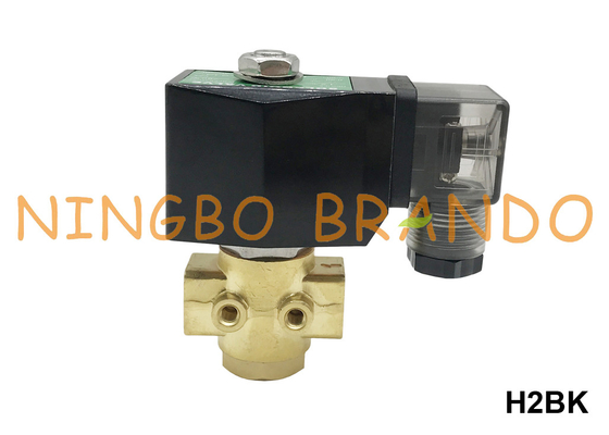 High Pressure 90 bar Normally Open Brass Solenoid Valve 1/8'' 1/4'' 24VDC 220VAC