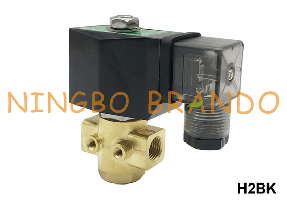 High Pressure 90 bar Normally Open Brass Solenoid Valve 1/8'' 1/4'' 24VDC 220VAC