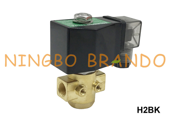 High Pressure 90 bar Normally Open Brass Solenoid Valve 1/8'' 1/4'' 24VDC 220VAC