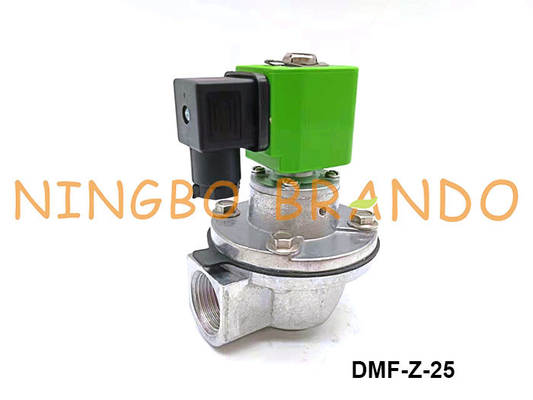 DMF-Z-25 1&quot; BFEC Right Angle Solenoid Pulse Valve For Dust Removal 24V 110V 220V