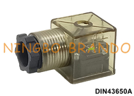 MPM Brown Solenoid Valve Connector With LED Light Indicator EN 175301-803