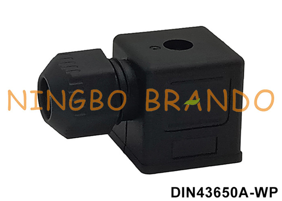 DIN43650A Waterproof IP67 Solenoid Valve Connector EN 175301-803