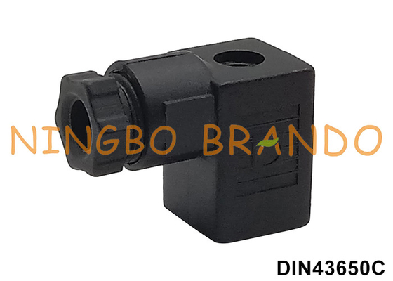 DIN 43650 Form C Solenoid Valve Coil Connector IP65 EN 175301-803