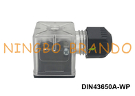 DIN43650A Waterproof IP67 Solenoid Valve Coil Connector 2P+E 3P+E
