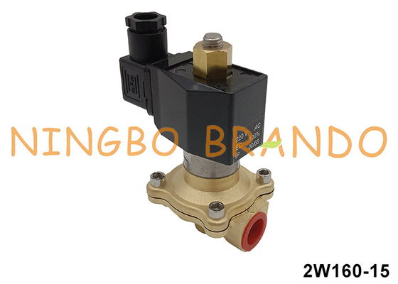 2W160-15-NO 1/2'' Brass Solenoid Valve 2/2 Way Normally Open