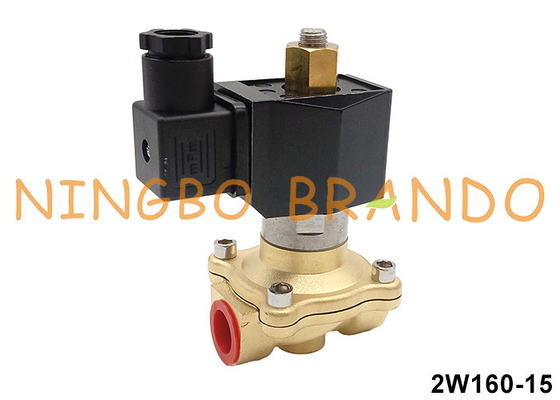 2W160-15-NO 1/2'' Brass Solenoid Valve 2/2 Way Normally Open