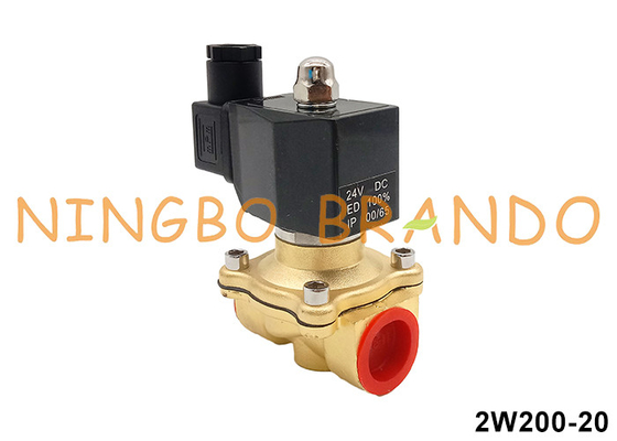 3/4'' 2 Way Normally Closed Brass Solenoid Valve Water 24VDC 220VAC