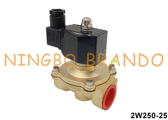 2W250-25 1'' 2 Way NC Brass Solenoid Valve 12V 24V 110V 220V