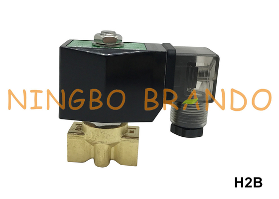 120 bar High Pressure Normally Closed Brass Solenoid Valve 1/8'' 1/4'' 24V 220V