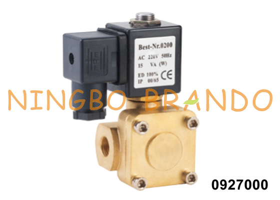 0927000 1/4'' 16 bar Brass Solenoid Valve 2 Way Normally Closed 24V 110V 220V