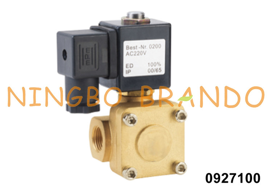 0927100 3/8'' 2 Way Normally Closed Brass Solenoid Valve 24VDC 110VAC 220VAC