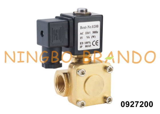 0927200 1/2'' 1.6 MPa Brass Solenoid Valve 2 Way Normally Closed 24V 110V 220V