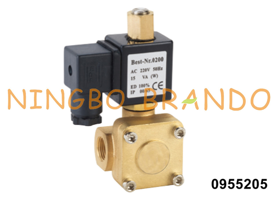 0955205 3/8'' 2 Way Normally Open Brass Solenoid Valve 24VDC 110VAC 220VAC