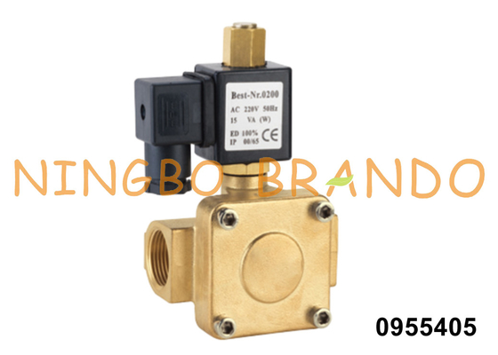 0955405 3/4'' Brass Solenoid Valve 2/2 Way Normally Open 24VDC 110VAC 220VAC