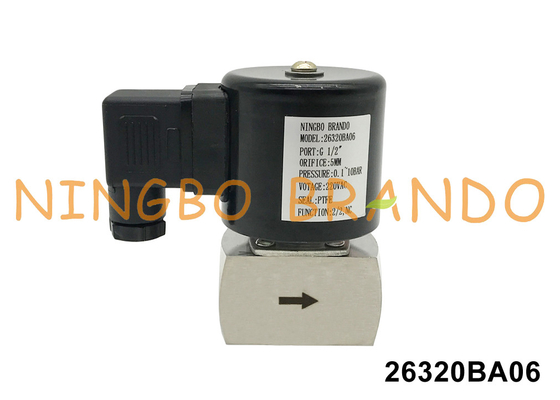 1/2'' Steam Hot Water Stainless Steel Solenoid Valve 2 Way Normally Closed 24V 220V