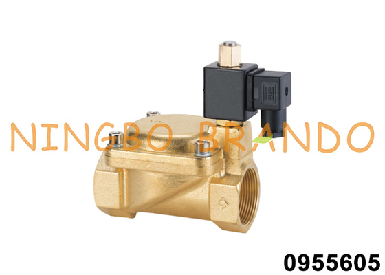 0955605 1-1/4'' 16 Bar Brass Solenoid Valve 2 Way NO 24V 110V 220V