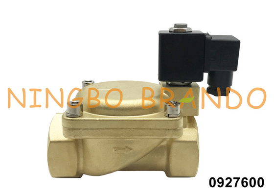 0927600 1 1/2'' 2 Way Brass Solenoid Valve Normally Closed 16 bar 24V 110V 220V