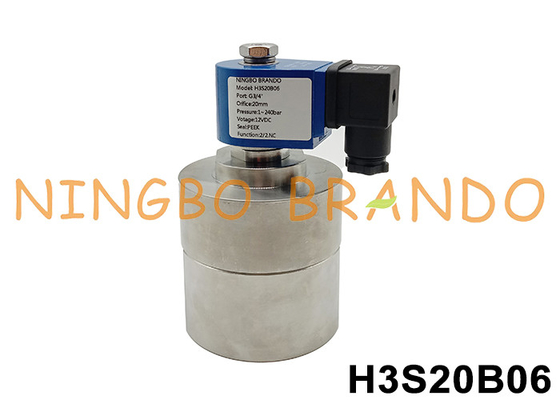 360 bar Save Energy High Pressure Solenoid Valve 3/4'' 12V 24V 110V 220V