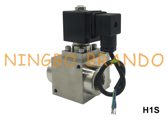 1'' High Pressure Water Air Solenoid Valve 120 Bar 12V 24V 160 Bar 110V 220V