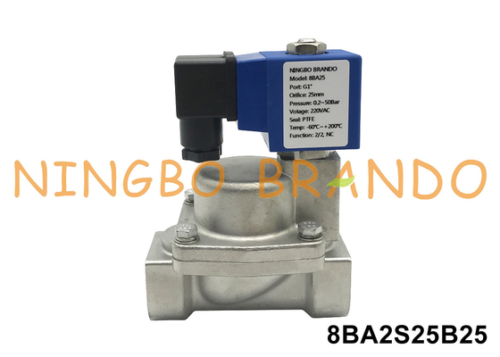 1'' High Pressure Water Air Solenoid Valve 10 MPa 12V 24V 12 MPa 110V 220V