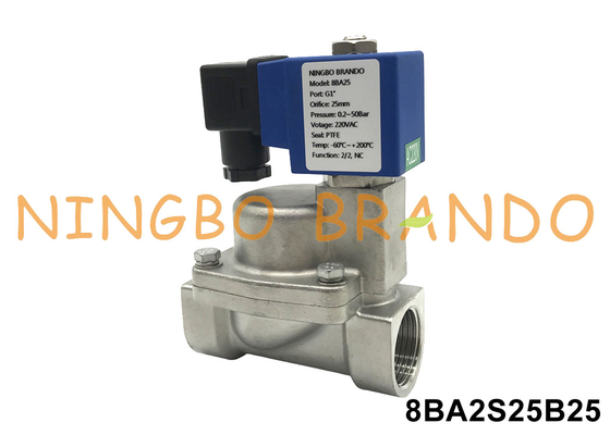 1'' High Pressure Water Air Solenoid Valve 10 MPa 12V 24V 12 MPa 110V 220V