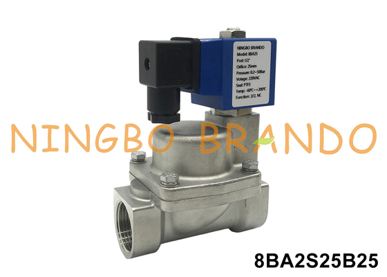 1'' High Pressure Water Air Solenoid Valve 10 MPa 12V 24V 12 MPa 110V 220V