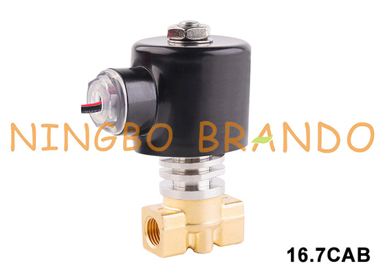 Ultra High Temperature Steam Brass Solenoid Valve 1/8'' 1/4'' 3/8'' 24V 110V 220V