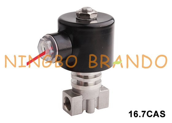 Very High Temperature Steam Stainless Steel Solenoid Valve 1/8'' 1/4'' 3/8'' 24V 220V