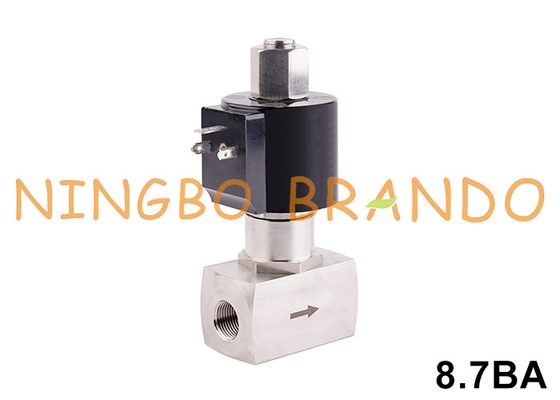 350 bar High Pressure Stainless Steel Solenoid Valve For Water Air 220V 110V 24V