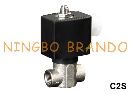 3 Way Stainless Steel Solenoid Valve 6027 C 2.0 1/8'' 1/4'' 230V 120V 24V