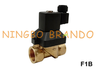 16 bar 2 Way NC Brass Solenoid Valve For Water Air Gas 3/8'' to 2'' 24V 110V 220V